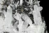 Quartz, Sphalerite & Pyrite Crystal Association - Peru #141848-3